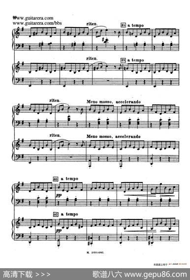 第二双钢琴组曲SuiteforTwoPianosNo.2Op.17（2.圆舞曲Valse）|谢尔盖·拉赫玛尼诺夫(SergeiRachmaninov）
