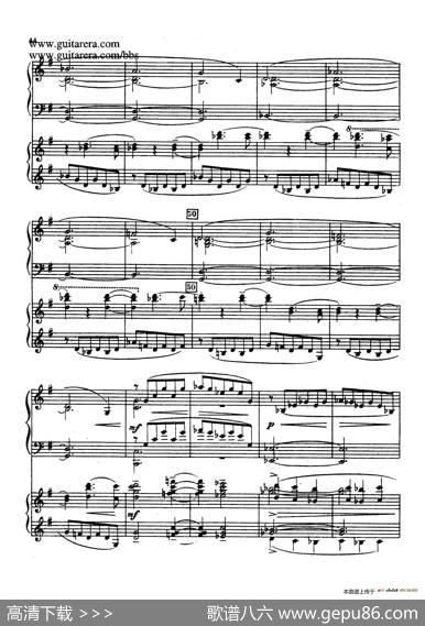 第二双钢琴组曲SuiteforTwoPianosNo.2Op.17（2.圆舞曲Valse）|谢尔盖·拉赫玛尼诺夫(SergeiRachmaninov）