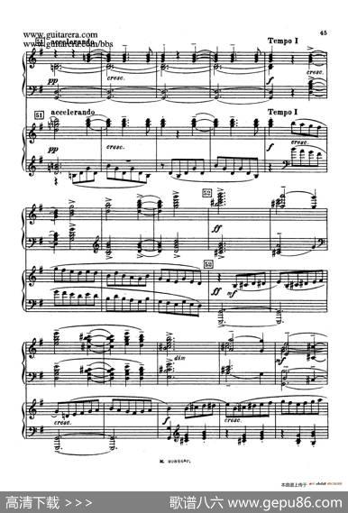 第二双钢琴组曲SuiteforTwoPianosNo.2Op.17（2.圆舞曲Valse）|谢尔盖·拉赫玛尼诺夫(SergeiRachmaninov）
