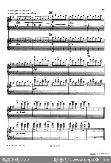 第二双钢琴组曲SuiteforTwoPianosNo.2Op.17（2.圆舞曲Valse）|谢尔盖·拉赫玛尼诺夫(SergeiRachmaninov）