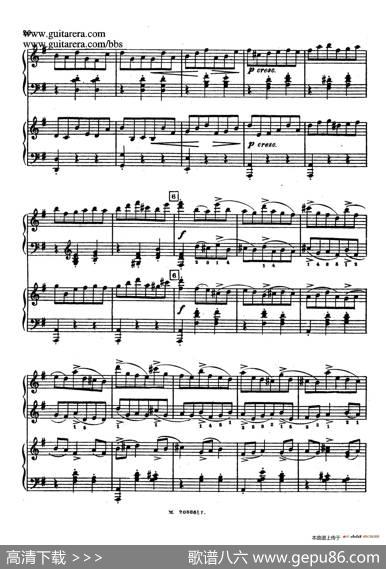 第二双钢琴组曲SuiteforTwoPianosNo.2Op.17（2.圆舞曲Valse）|谢尔盖·拉赫玛尼诺夫(SergeiRachmaninov）