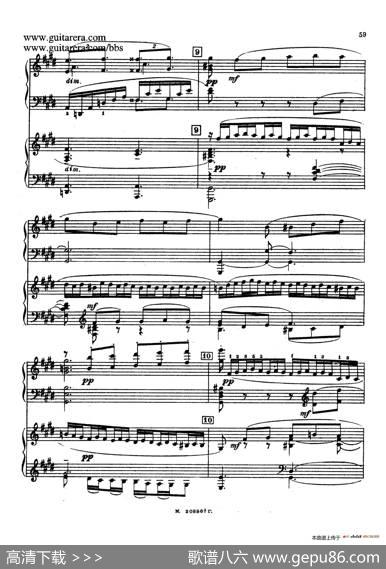 第二双钢琴组曲SuiteforTwoPianosNo.2Op.17（3.浪漫曲Romance）|谢尔盖·拉赫玛尼诺夫(SergeiRachmaninov）