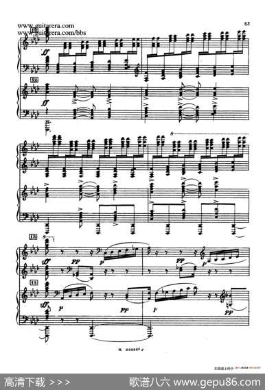 第二双钢琴组曲SuiteforTwoPianosNo.2Op.17（3.浪漫曲Romance）|谢尔盖·拉赫玛尼诺夫(SergeiRachmaninov）