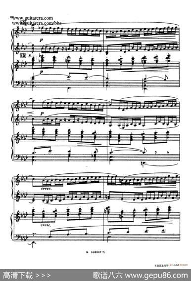 第二双钢琴组曲SuiteforTwoPianosNo.2Op.17（3.浪漫曲Romance）|谢尔盖·拉赫玛尼诺夫(SergeiRachmaninov）