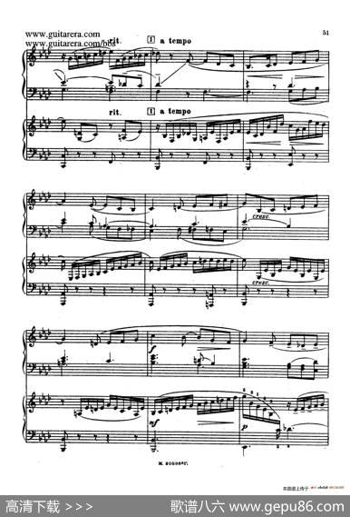第二双钢琴组曲SuiteforTwoPianosNo.2Op.17（3.浪漫曲Romance）|谢尔盖·拉赫玛尼诺夫(SergeiRachmaninov）