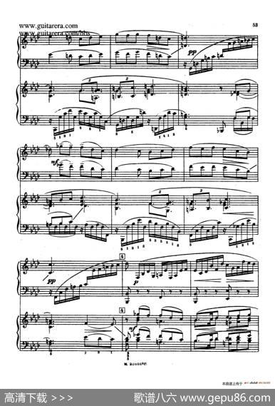 第二双钢琴组曲SuiteforTwoPianosNo.2Op.17（3.浪漫曲Romance）|谢尔盖·拉赫玛尼诺夫(SergeiRachmaninov）