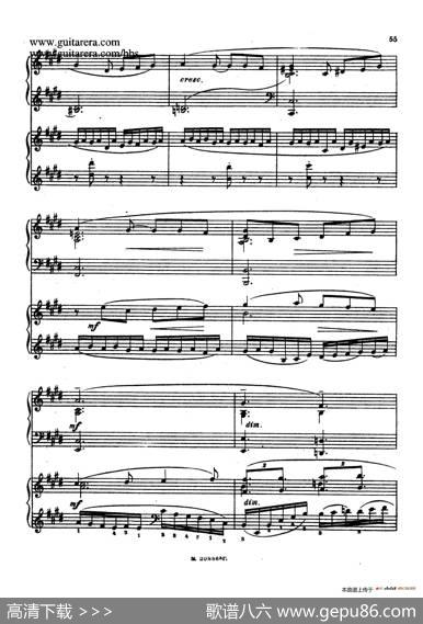第二双钢琴组曲SuiteforTwoPianosNo.2Op.17（3.浪漫曲Romance）|谢尔盖·拉赫玛尼诺夫(SergeiRachmaninov）