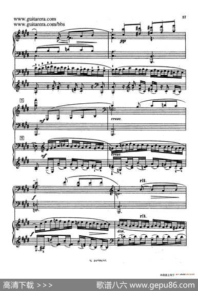 第二双钢琴组曲SuiteforTwoPianosNo.2Op.17（3.浪漫曲Romance）|谢尔盖·拉赫玛尼诺夫(SergeiRachmaninov）
