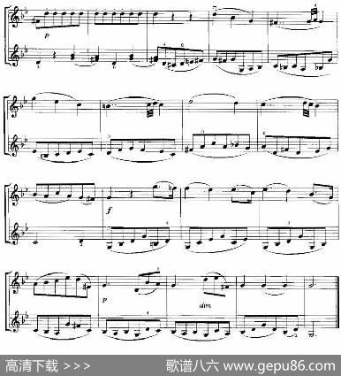 霍曼《小提琴基础教程》选曲：残花（二重奏）