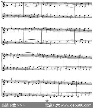霍曼《小提琴基础教程》选曲：小序曲（二重奏）|[比]布卢门塔尔