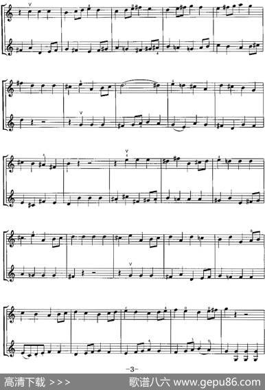 霍曼《小提琴基础教程》选曲：小序曲（二重奏）|[比]布卢门塔尔