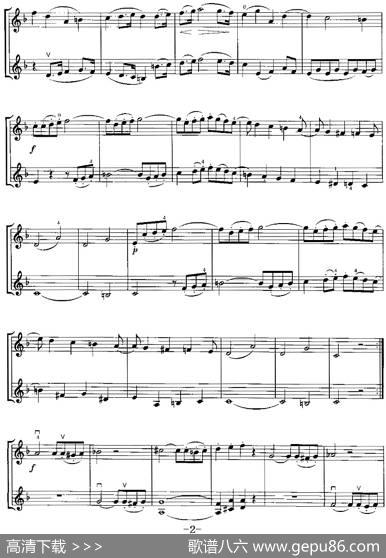 霍曼《小提琴基础教程》选曲：乡间的一天（二重奏）|[比]布卢门塔尔
