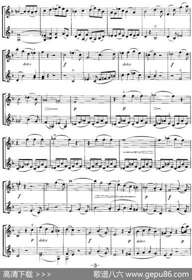 霍曼《小提琴基础教程》选曲：乡间的一天（二重奏）|[比]布卢门塔尔