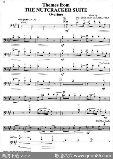 THENUTCRACKERSUITE（大提琴谱）