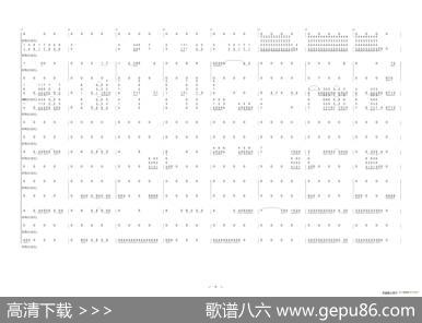犬夜叉半妖配乐合奏（合奏13音轨简谱版）|和田薫