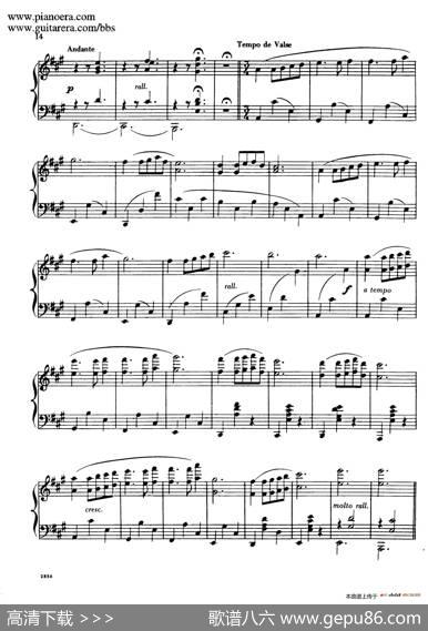 ValsesPoéticos（诗意圆舞曲）|恩里克·格拉那多斯（EnriqueGranados）