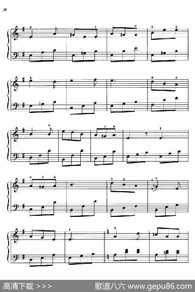 110首中国民歌钢琴小曲集：百宛舞曲|郏国庆编曲
