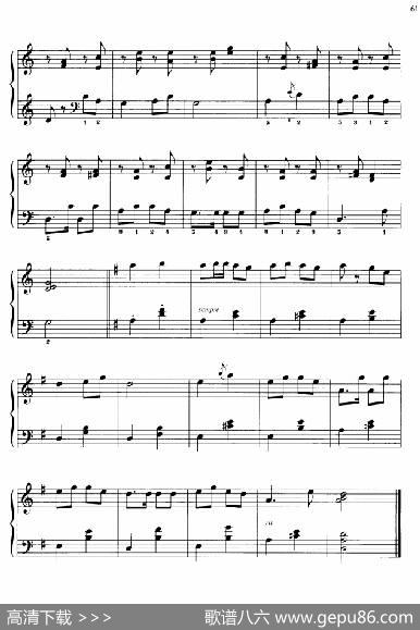 110首中国民歌钢琴小曲集：宜兰调|郏国庆编曲