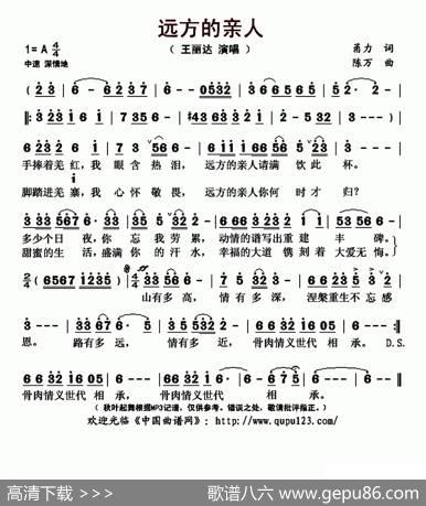 远方的亲人 - 甬力|陈万