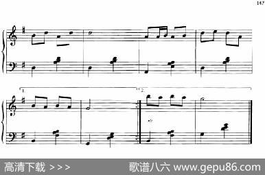 110首中国民歌钢琴小曲集：鄂伦春小唱和忠实的心哪想念你|郏国庆编曲