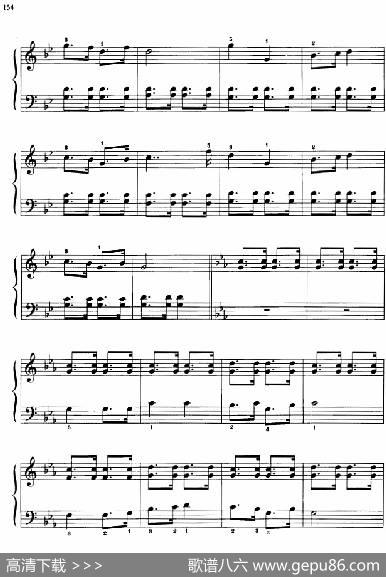 110首中国民歌钢琴小曲集：内蒙小调|郏国庆编曲