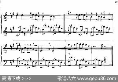 110首中国民歌钢琴小曲集：蒙古牧歌|郏国庆编曲