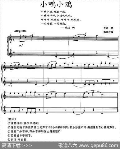 小鸭小鸡