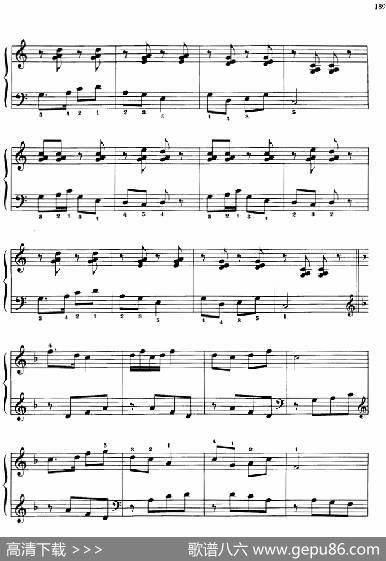 110首中国民歌钢琴小曲集：八月桂花开|郏国庆编曲