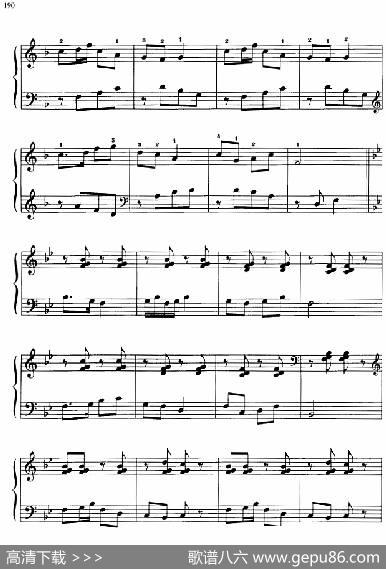 110首中国民歌钢琴小曲集：八月桂花开|郏国庆编曲