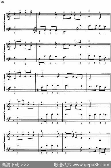 110首中国民歌钢琴小曲集：兰花草|郏国庆编曲