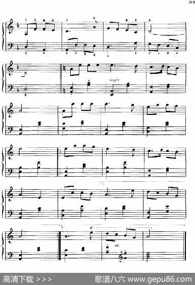 110首中国民歌钢琴小曲集：兰花草|郏国庆编曲