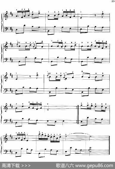 110首中国民歌钢琴小曲集：挂红灯|郏国庆编曲