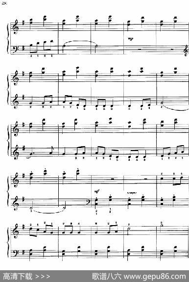 110首中国民歌钢琴小曲集：傍晚的牧场|郏国庆编曲