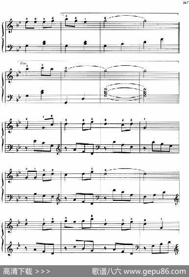 110首中国民歌钢琴小曲集：水流千条归大海|郏国庆编曲