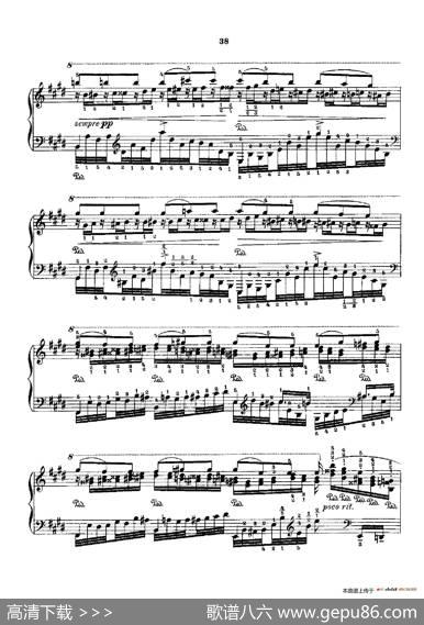 53首以肖邦练习曲为素材而作的练习曲（No.45）|里奥鲍尔德·戈多夫斯基