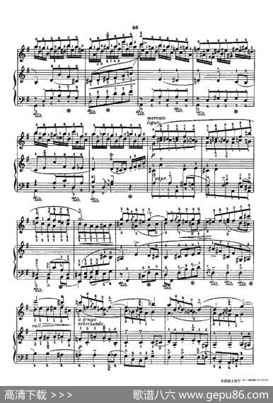 53首以肖邦练习曲为素材而作的练习曲（No.46）|里奥鲍尔德·戈多夫斯基