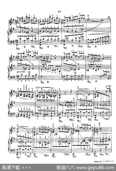 53首以肖邦练习曲为素材而作的练习曲（No.46）|里奥鲍尔德·戈多夫斯基