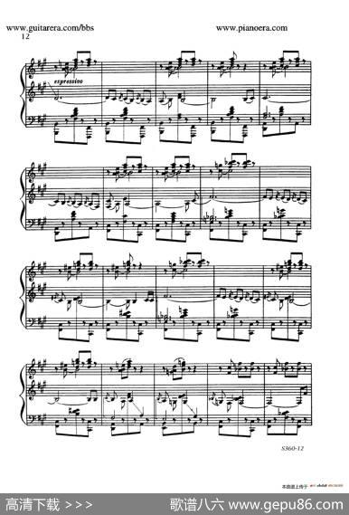 FourthPianoSonataS.360（第四钢琴奏鸣曲）|里奥·奥恩斯坦(LeoOrnstein）