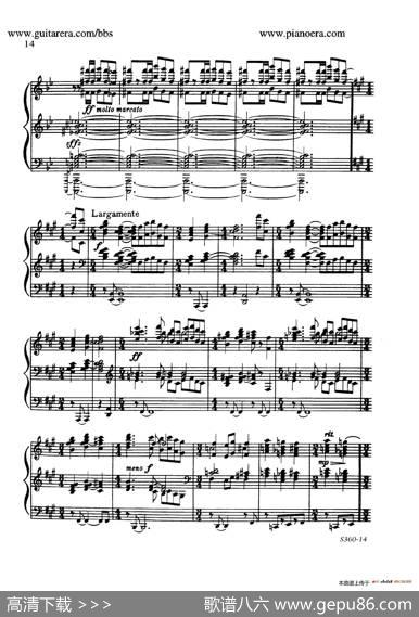 FourthPianoSonataS.360（第四钢琴奏鸣曲）|里奥·奥恩斯坦(LeoOrnstein）