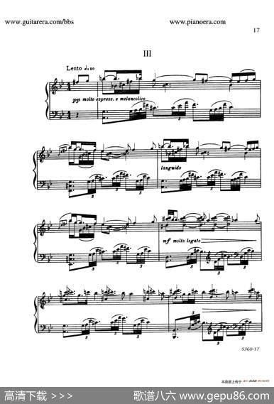 FourthPianoSonataS.360（第四钢琴奏鸣曲）|里奥·奥恩斯坦(LeoOrnstein）
