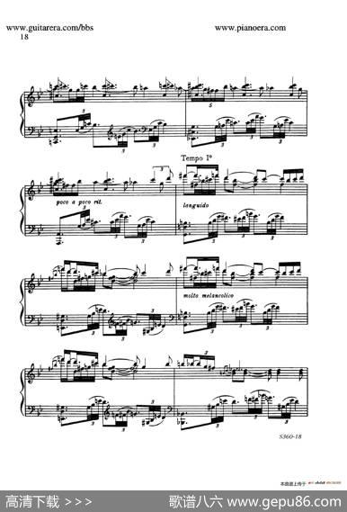 FourthPianoSonataS.360（第四钢琴奏鸣曲）|里奥·奥恩斯坦(LeoOrnstein）