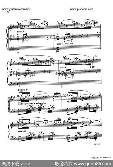 FourthPianoSonataS.360（第四钢琴奏鸣曲）|里奥·奥恩斯坦(LeoOrnstein）