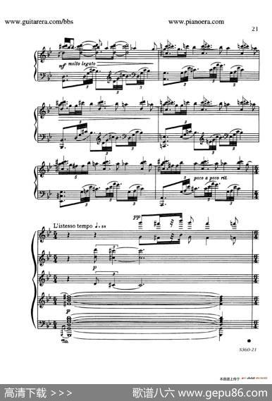 FourthPianoSonataS.360（第四钢琴奏鸣曲）|里奥·奥恩斯坦(LeoOrnstein）