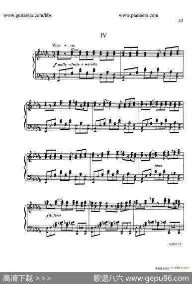 FourthPianoSonataS.360（第四钢琴奏鸣曲）|里奥·奥恩斯坦(LeoOrnstein）