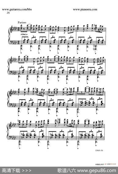 FourthPianoSonataS.360（第四钢琴奏鸣曲）|里奥·奥恩斯坦(LeoOrnstein）
