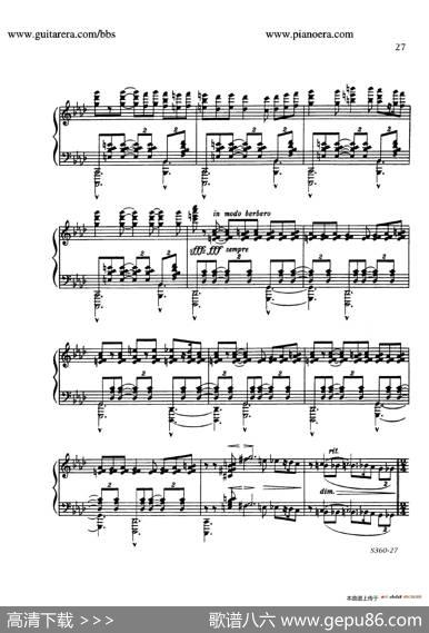 FourthPianoSonataS.360（第四钢琴奏鸣曲）|里奥·奥恩斯坦(LeoOrnstein）