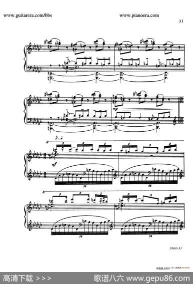 FourthPianoSonataS.360（第四钢琴奏鸣曲）|里奥·奥恩斯坦(LeoOrnstein）