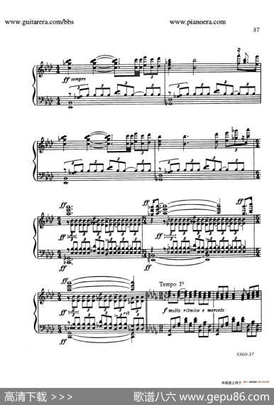 FourthPianoSonataS.360（第四钢琴奏鸣曲）|里奥·奥恩斯坦(LeoOrnstein）