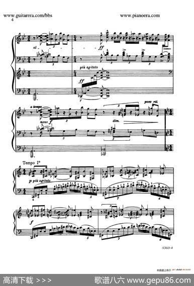 FourthPianoSonataS.360（第四钢琴奏鸣曲）|里奥·奥恩斯坦(LeoOrnstein）