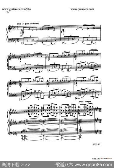 FourthPianoSonataS.360（第四钢琴奏鸣曲）|里奥·奥恩斯坦(LeoOrnstein）
